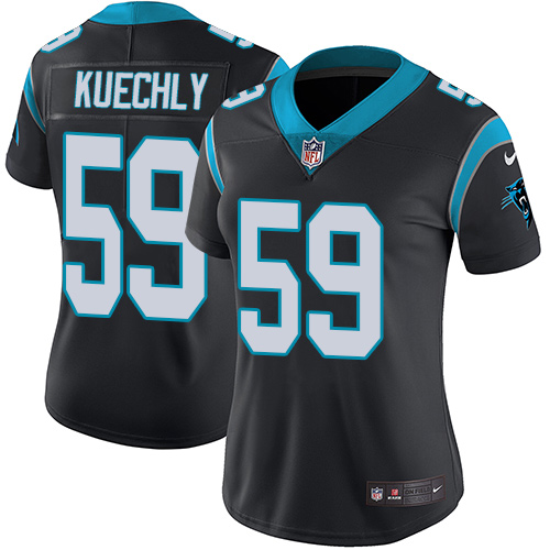 where to buy wholesale jerseys Women\\'s Carolina Panthers #59 Luke Kuechly Black Team ...